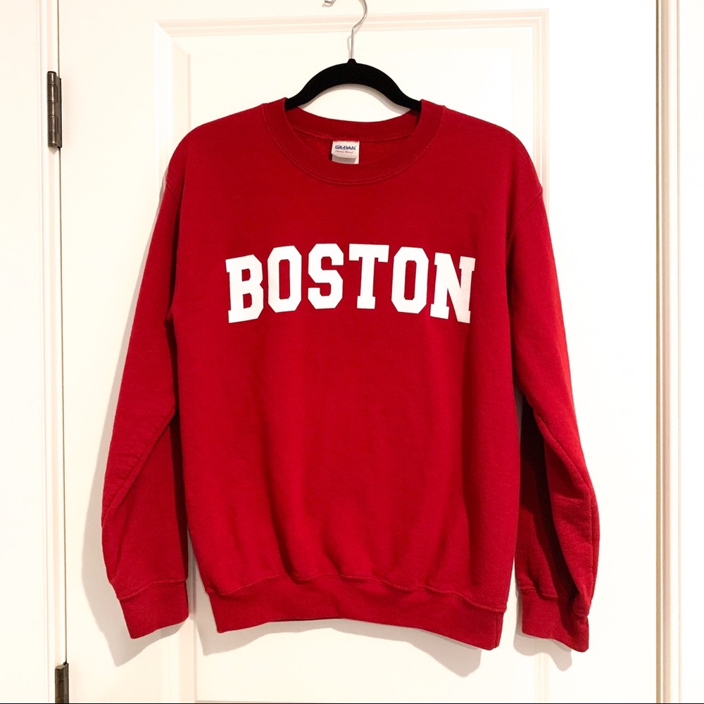 Boston Classic Red Sweatshirt